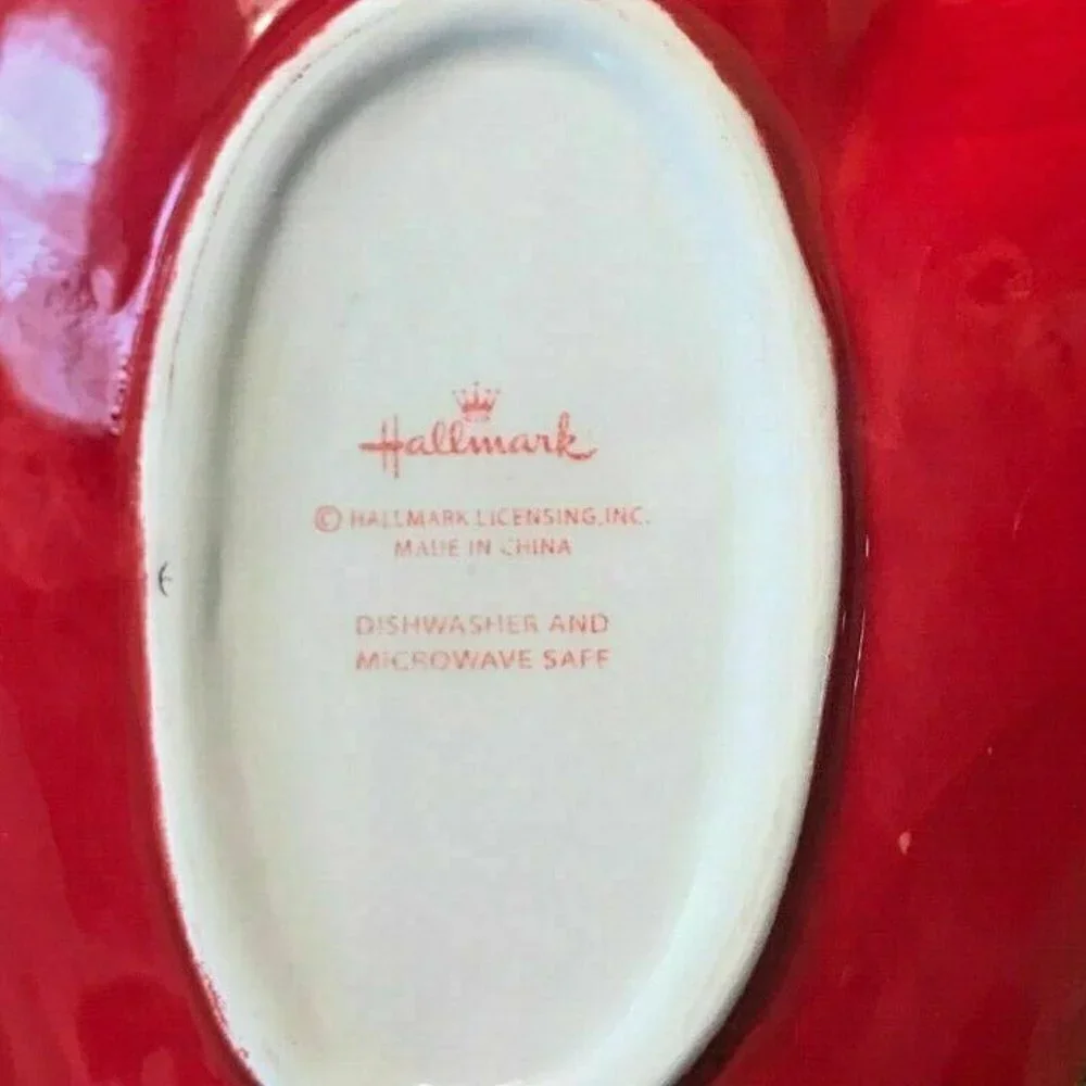 NWOB HALLMARK MITTEN CHRISTMAS CANDY DISHES 2